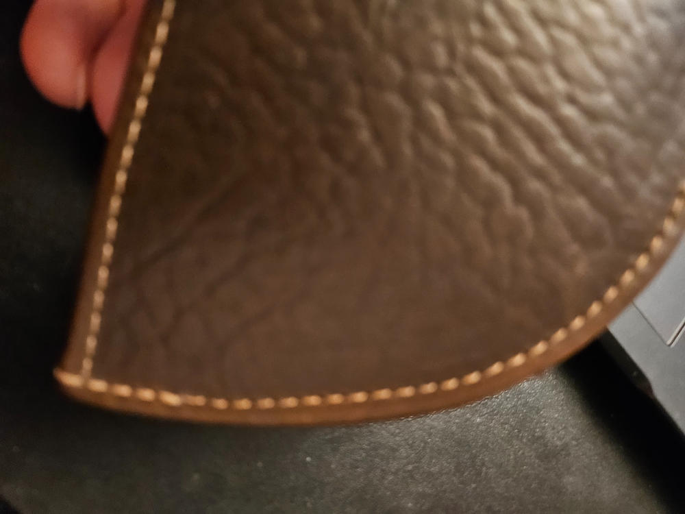 Nantucket Front Pocket Wallet in Horween Bison - Customer Photo From Richard Knowles