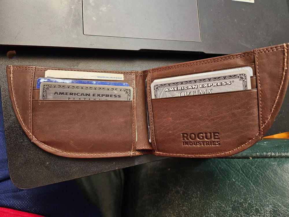 Nantucket Front Pocket Wallet in Horween Bison - Customer Photo From Richard Knowles