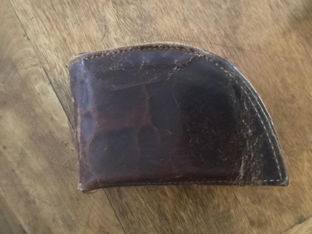 Nantucket Front Pocket Wallet in Horween Bison - Customer Photo From Bruce Wilkinson