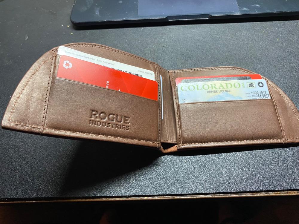 Rogue Front Pocket Wallet - Allagash Tan - Customer Photo From Ralph Tucker