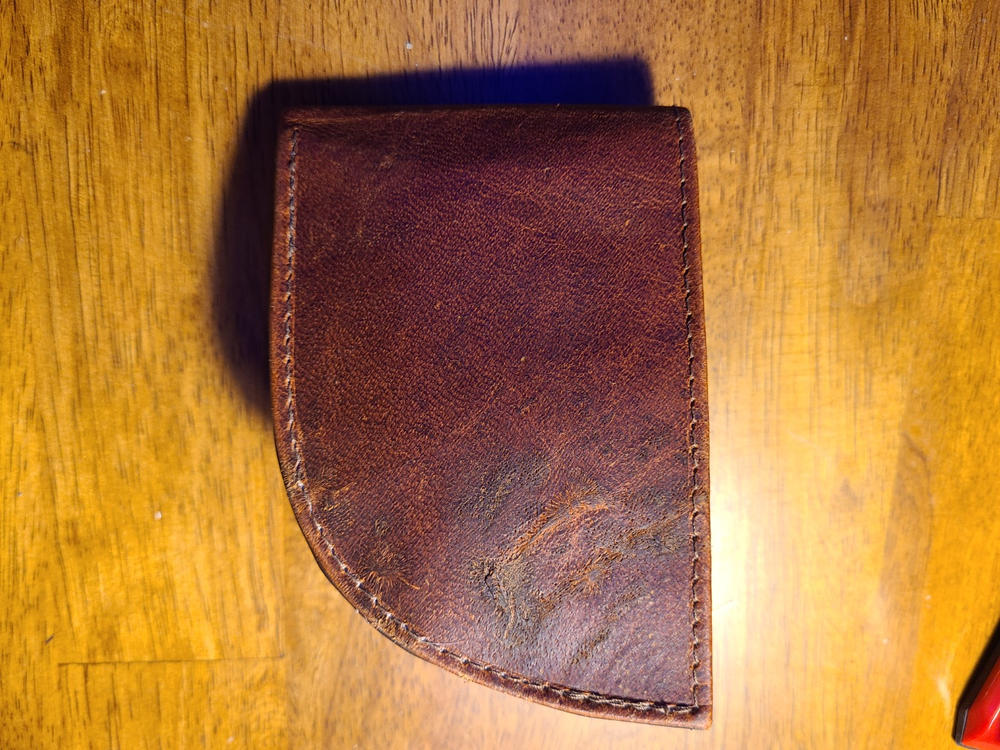 Nantucket Front Pocket Wallet in Moose Leather - Customer Photo From Todd Johnson