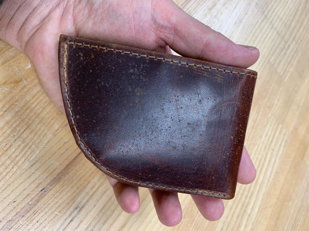 Nantucket Front Pocket Wallet in Moose Leather - Customer Photo From Timothy Ullrich