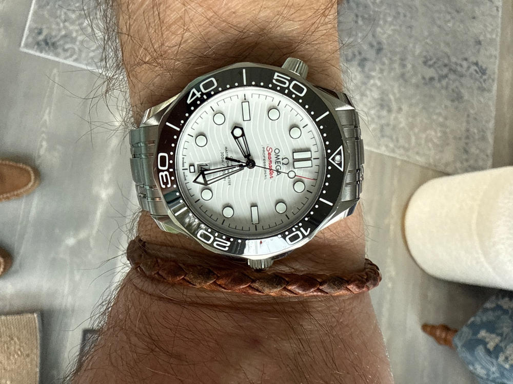 Rogue Braided Moose Leather Bracelet - Customer Photo From Carlton Grieve Jr