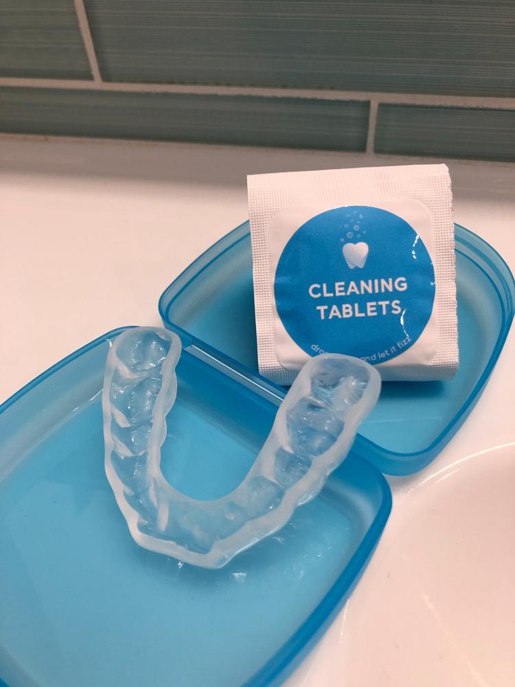 The Hybrid Night Guard - for moderate to heavy teeth grinding and clenching - Customer Photo From Jennifer Hernandez