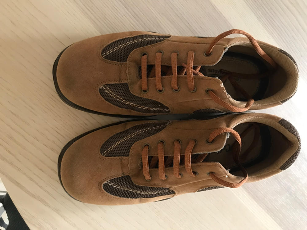 The Brown Oval Shoe Lace - Customer Photo From Ian Curtis