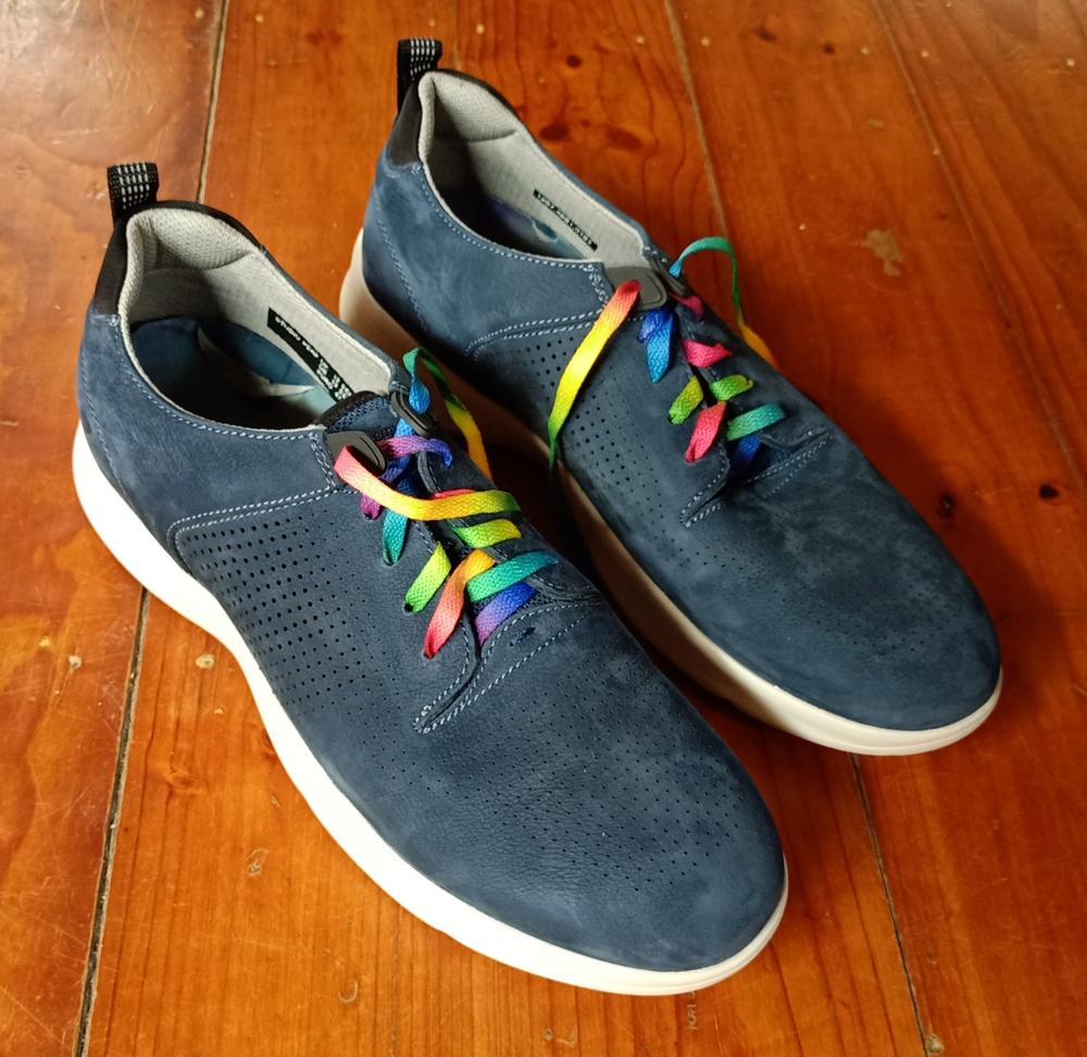 Canvas Rainbow Flat Laces - Customer Photo From Anonymous