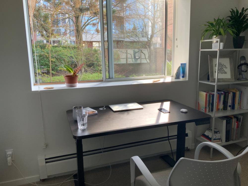 standing desk setup