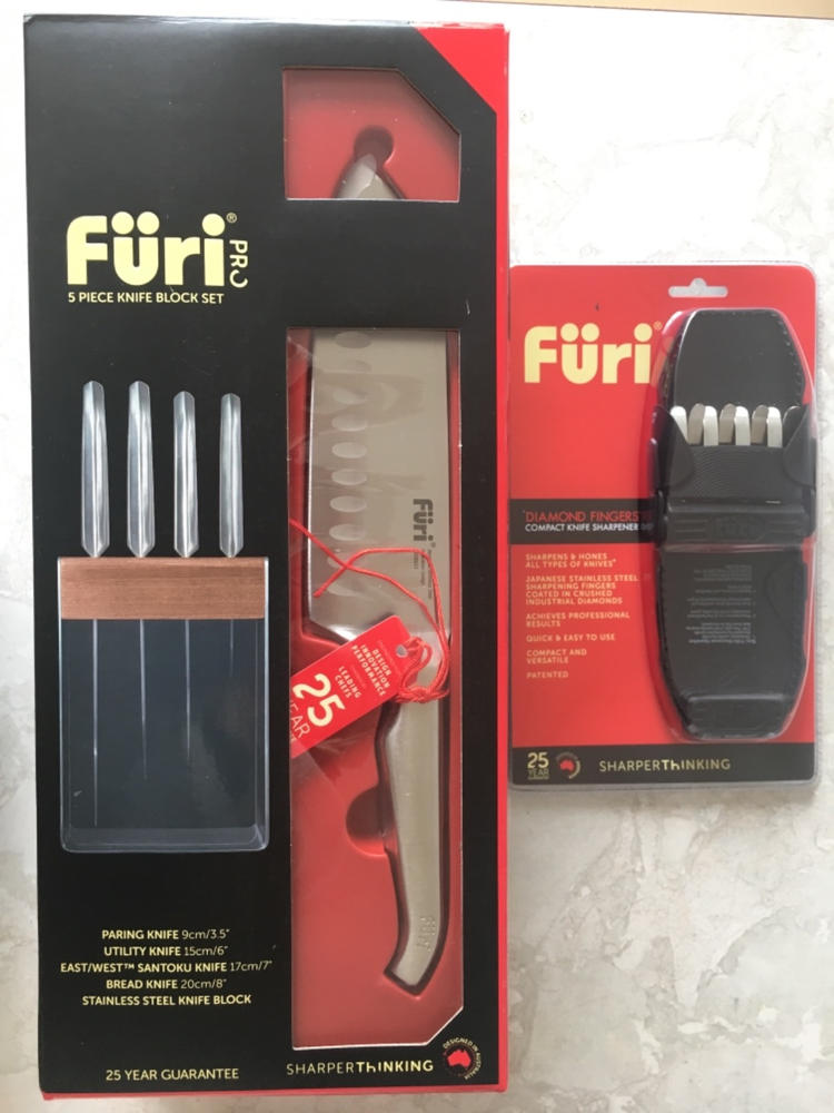 Furi Diamond Fingers™ Compact Knife Sharpener