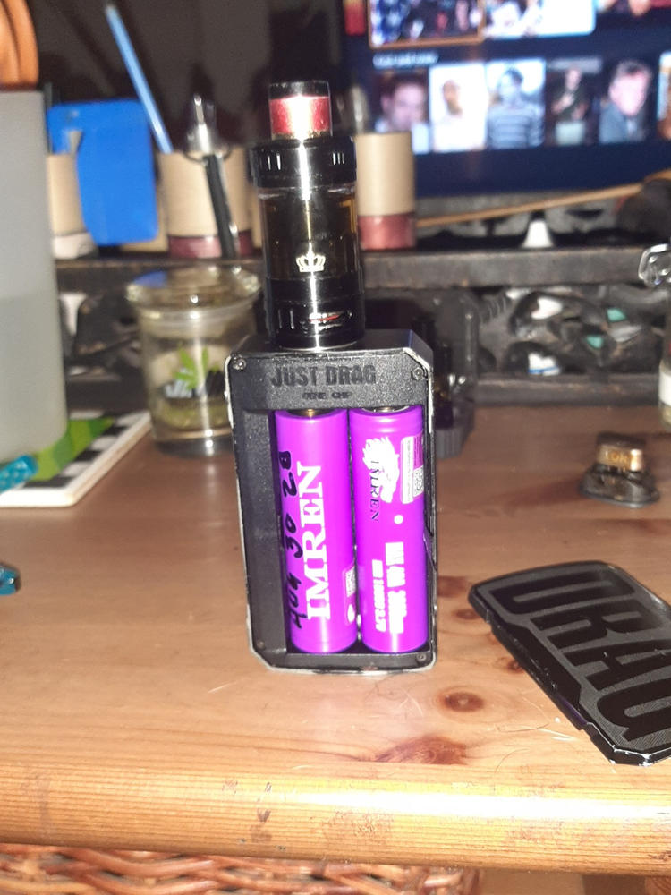 IMREN IMR 18650 Purple 3000mAh 40A High Drain Flat Top Rechargeable Battery - Customer Photo From Dave Yarrish