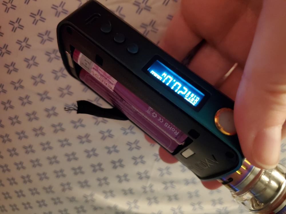 Efest IMR 18650 3000mAh 35A High Drain Flat Top Rechargeable Battery - Customer Photo From Ashley Rorrer