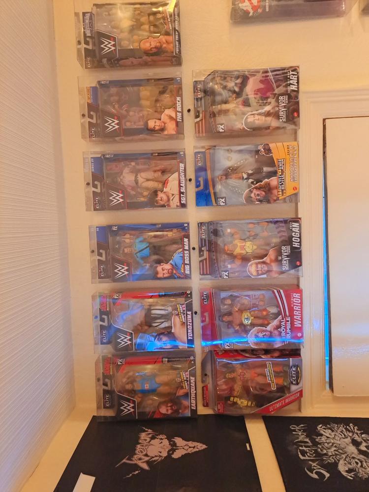 WWE Elite Collection Series 39-53 Figure Folding Display Case - Customer Photo From ANTHONY POMFRET