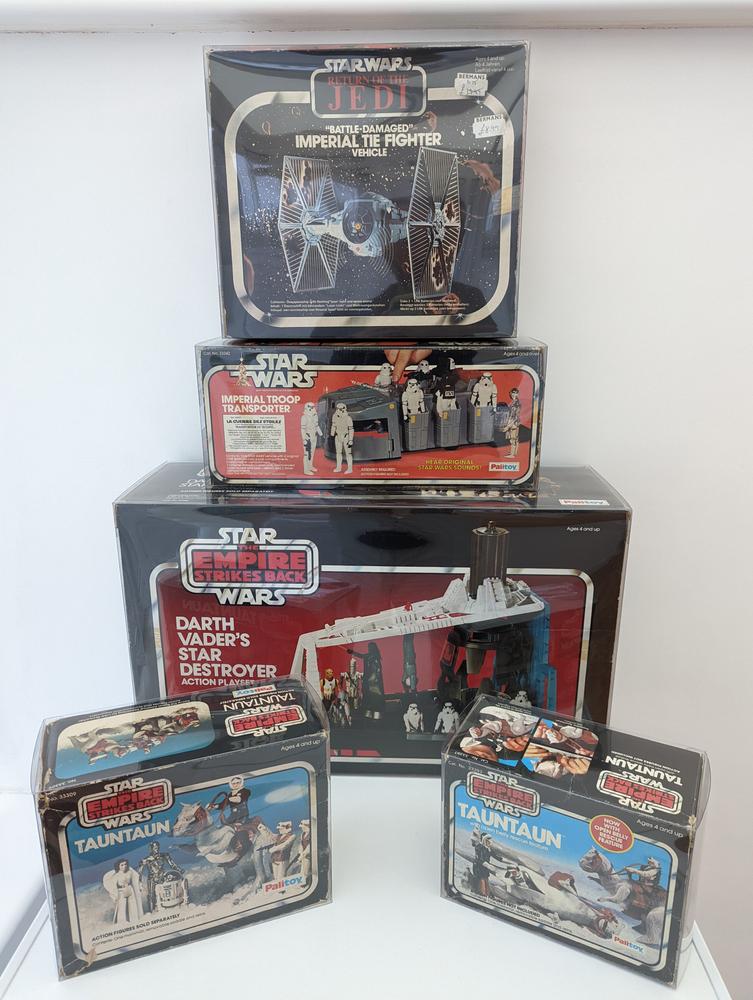 Star Wars Battle Damaged Imperial Tie Fighter Vehicle (Kenner/Palitoy) Folding Display Case - Customer Photo From Tim G