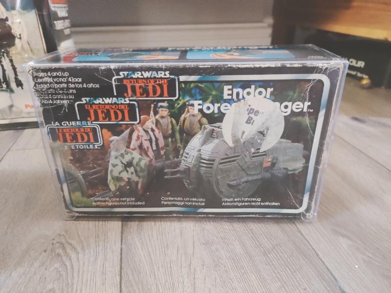 Star Wars Endor Forest Ranger Vehicle (Palitoy) Folding Display Case - Customer Photo From Paul Stephenson