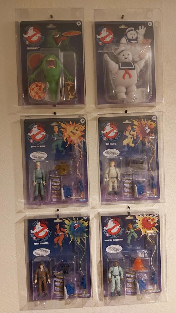 The Real Ghostbusters Kenner Classics Figure Display Case - Customer Photo From ANTHONY P