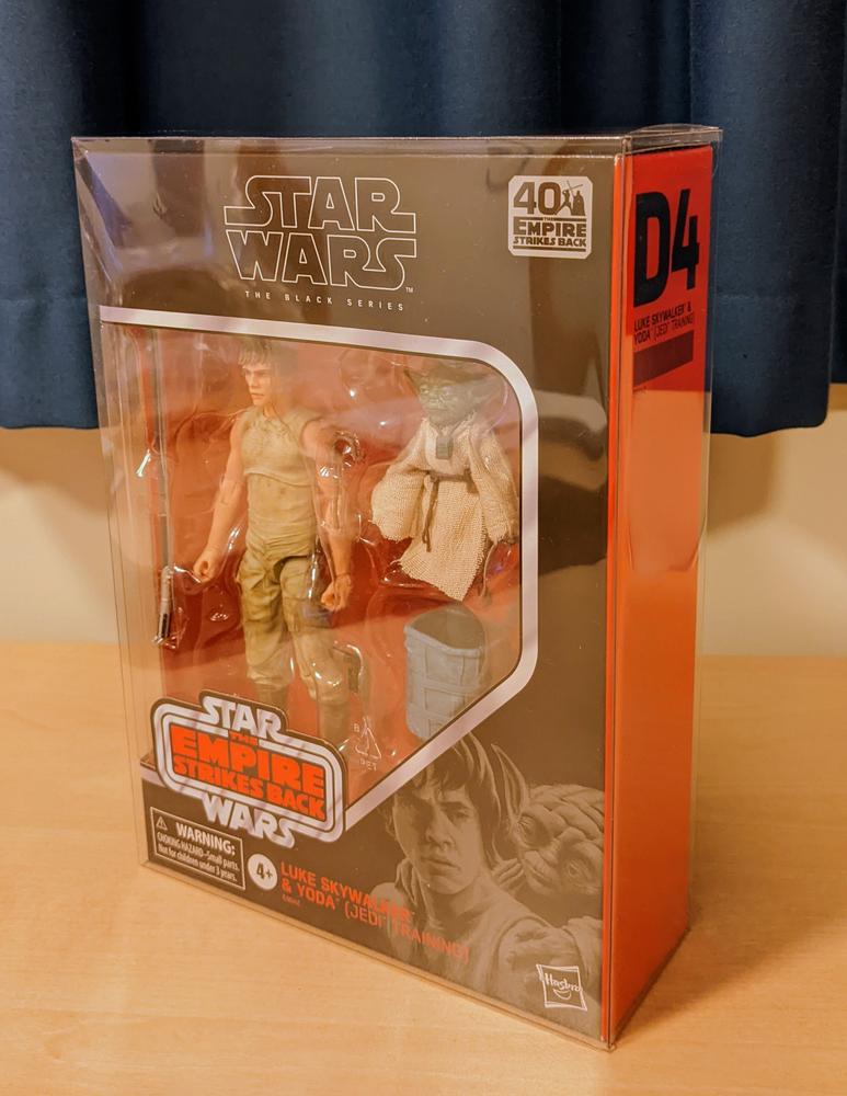 Star Wars The Black Series Luke Skywalker & Yoda (Jedi Training) Deluxe Figure Display Case - Customer Photo From Charles L.