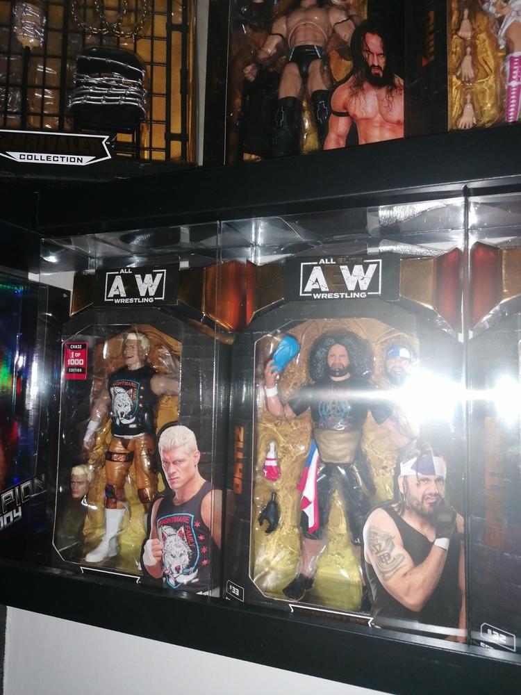 AEW Unrivaled Collection Figure Display Case - Customer Photo From Ryan Bartlett