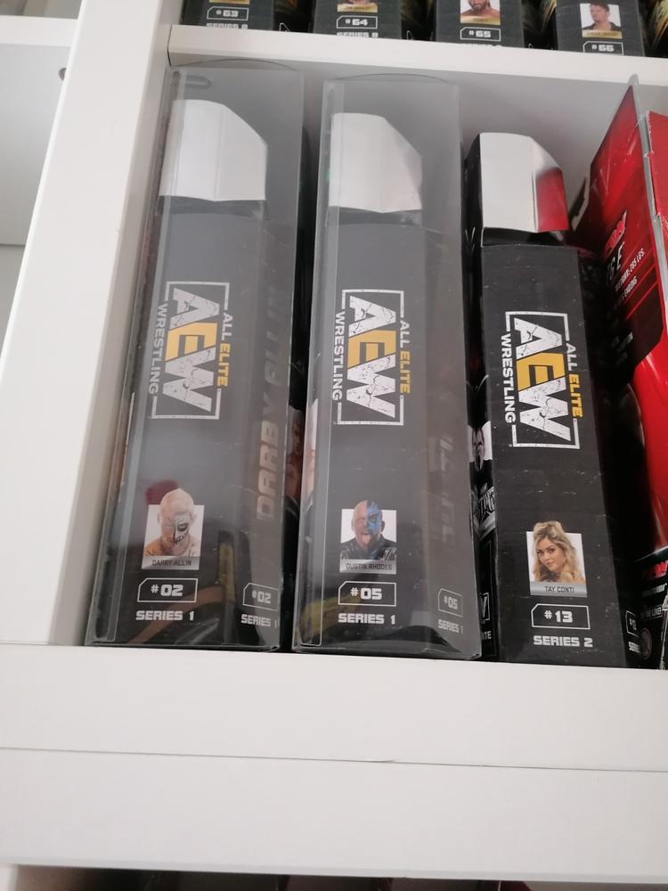AEW Unrivaled Collection Figure Display Case - Customer Photo From Kieran Syson