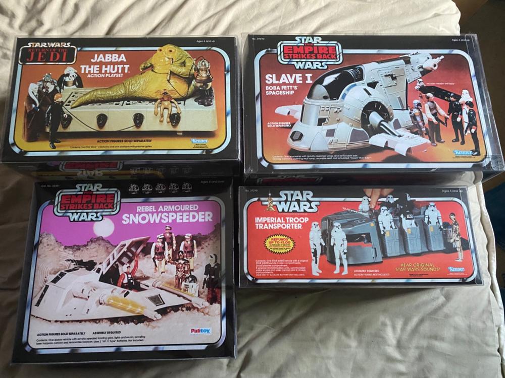 Star Wars Y-Wing Fighter Vehicle (Kenner/Palitoy) Folding Display Case - Customer Photo From Darren Cooper