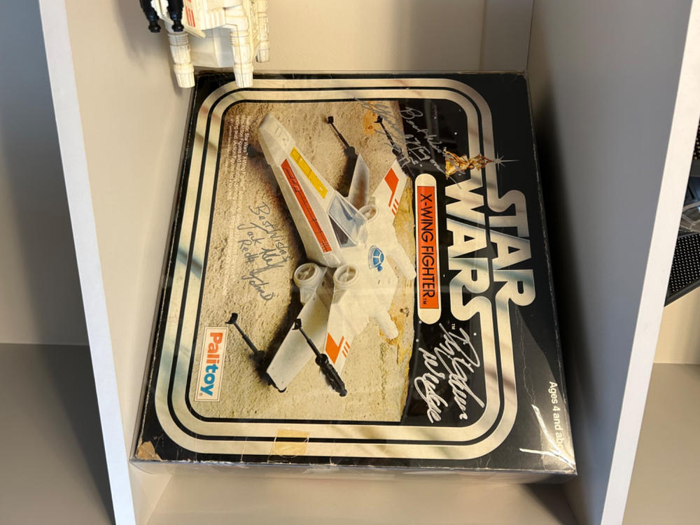 Star Wars X-Wing Fighter (Palitoy) Folding Display Case - Customer Photo From Danny Greenland