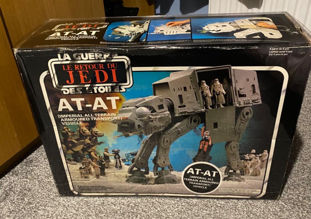 Star Wars AT-AT Imperial All Terrain Armoured Transport (Palitoy) Folding Display Case - Customer Photo From Greg Gillan