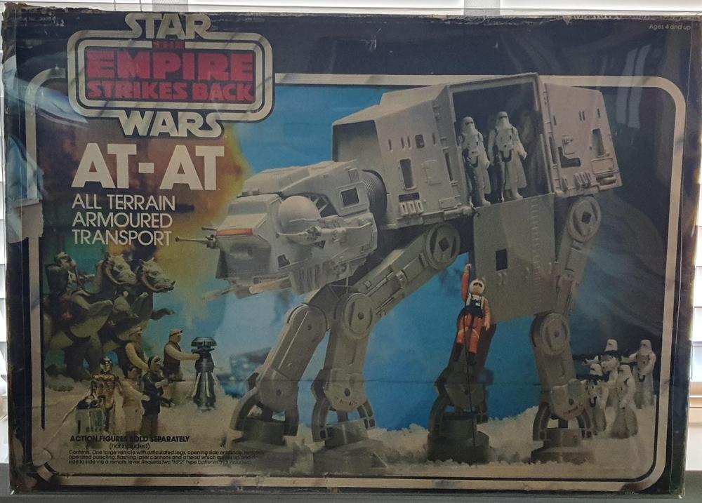 Star Wars AT-AT Imperial All Terrain Armoured Transport (Palitoy) Display Case - Customer Photo From Alan Edmunds