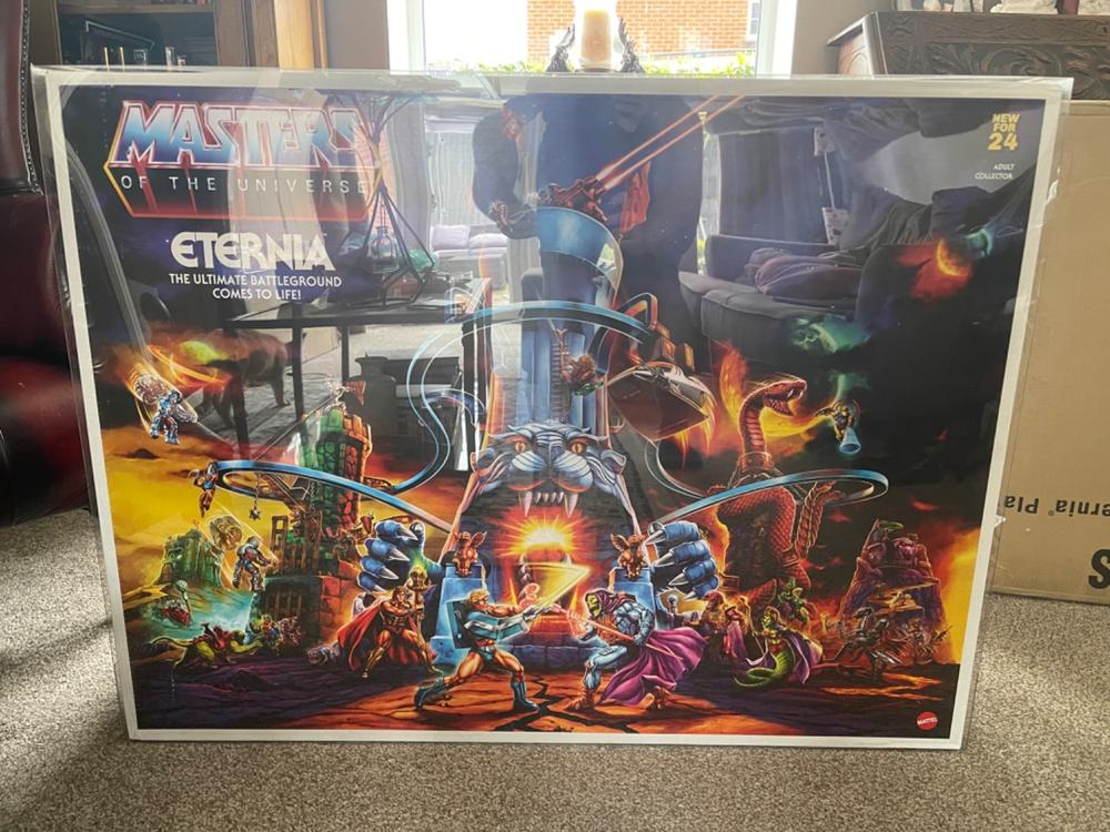 Masters Of The Universe Origins Eternia Playset Display Case - Customer Photo From Chris Bradshaw