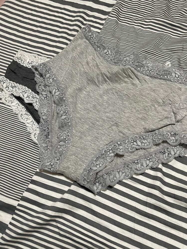 High Waist Lounge Panties | Heather Grey - Customer Photo From Gianne