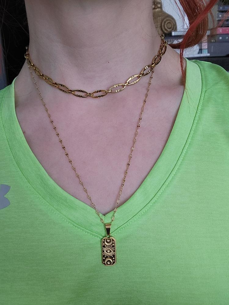 Collier Tarot - Customer Photo From Marie-Eve Picard