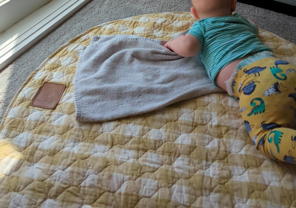 Organic Baby Play Mat - Customer Photo From Claire Gornall