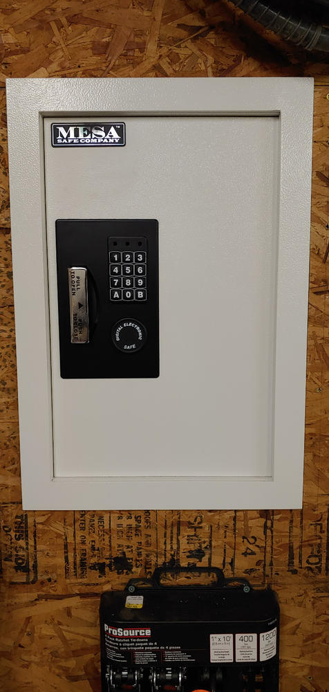 Mesa MAWS2113E Adjustable Wall Safe - Safe and Vault Store.com