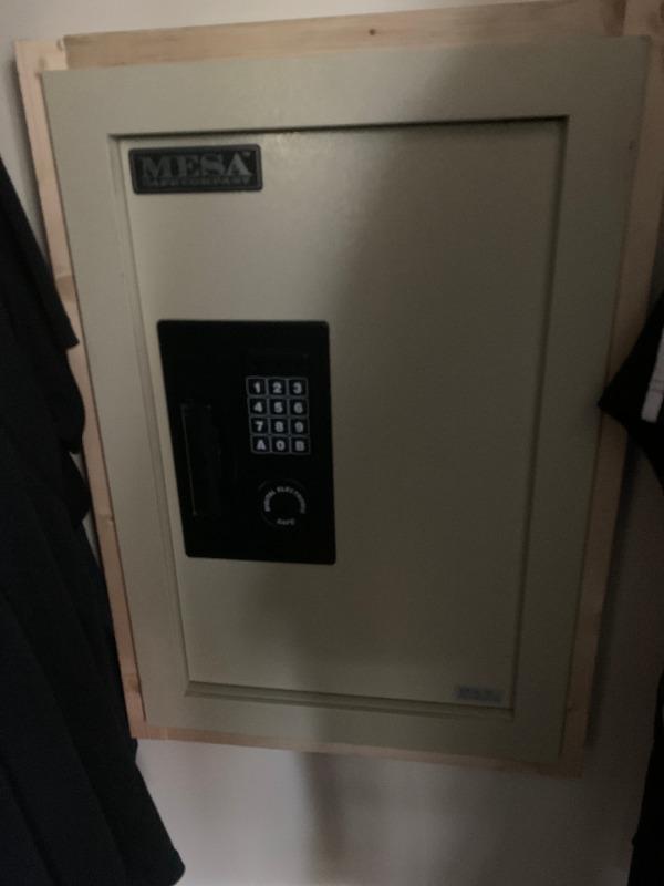 Mesa MAWS2113E Adjustable Wall Safe - Safe and Vault Store.com