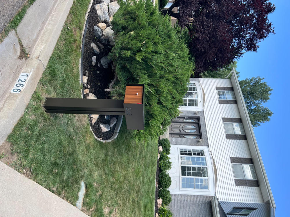 Waldo XL | Custom Mailbox - Customer Photo From Kristen Brown