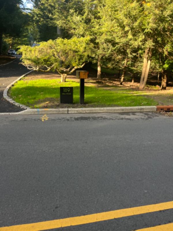 Stand-Up Address Sign - Customer Photo From Paul Moore