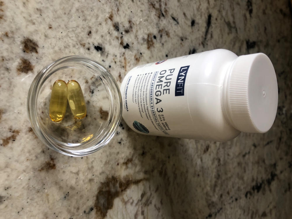 Pure Omega-3 Medical Grade Triple Concentrated Fish Oil with 600