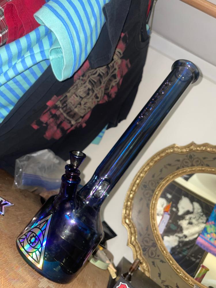 Red Eye Tek 18in Canteen Base Hex Tube Bong - Customer Photo From Kai estep