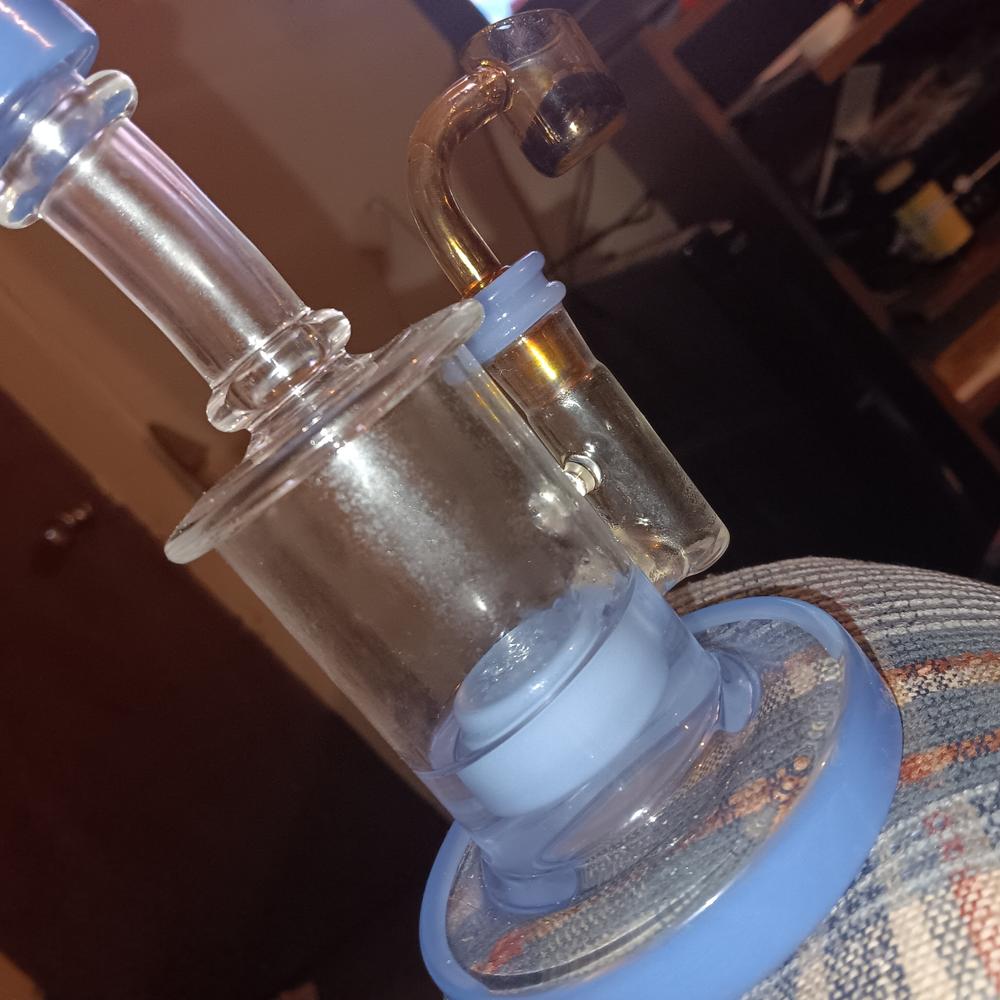 Straight Base Mini Can Dab Rig - Customer Photo From Quentin 