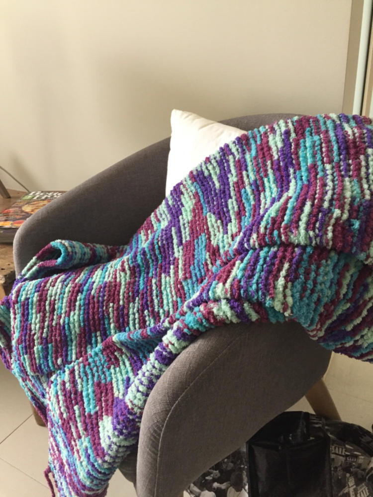 Microfiber Chunky Knit Yarn 100g (16 colours available) - Customer Photo From Louise Passer