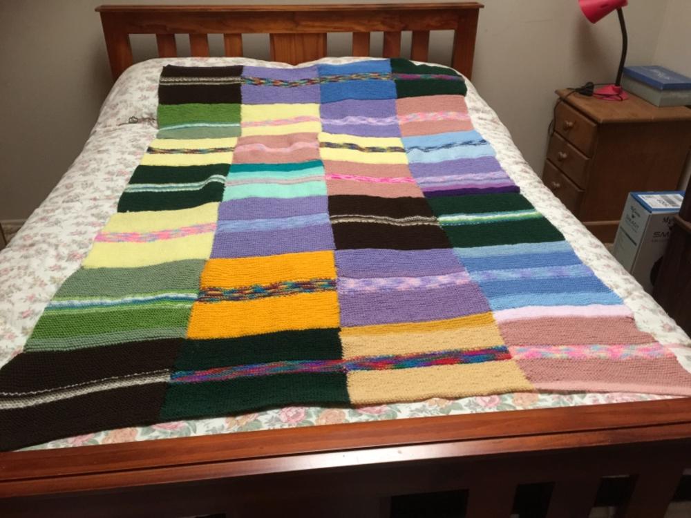 Yatsal Knitting Yarn 8 ply 100g - Multicolour - Customer Photo From Pamela Edgerton