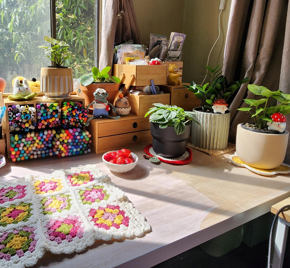 Somerstash Squish Acrylic Yarn 100g - Customer Photo From Thuy Nguyen
