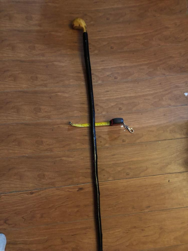 Authentic Blackthorn Shillelagh Walking Stick - Random shaped handles and shaft  -  Made by Mother Nature in Ireland. SEE IMAGES before buying - Customer Photo From Mike Royse