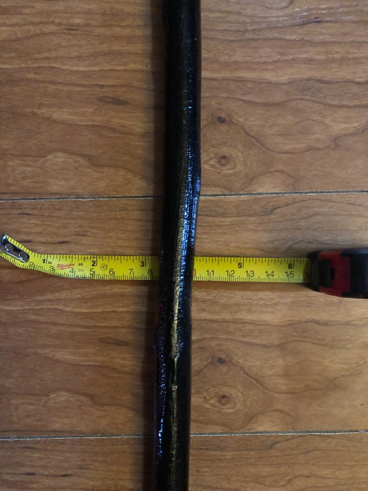 Authentic Blackthorn Shillelagh Walking Stick - Random shaped handles and shaft  -  Made by Mother Nature in Ireland. SEE IMAGES before buying - Customer Photo From Mike 