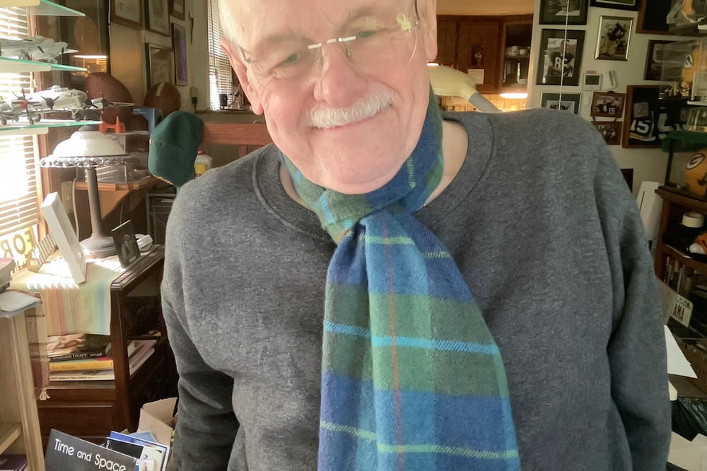 Brushed Merino Wool Scarf 12" W x 72" L Men/Women Irish Made Apparel Crafted by Our Maker-Partner in Co. Tipperary - Customer Photo From Lawrence Heagle