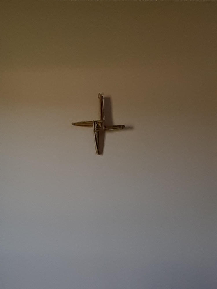 Brigid Cross Large Wall Hanging 10” x 10” x 1” - Customer Photo From Karessa Goodwin