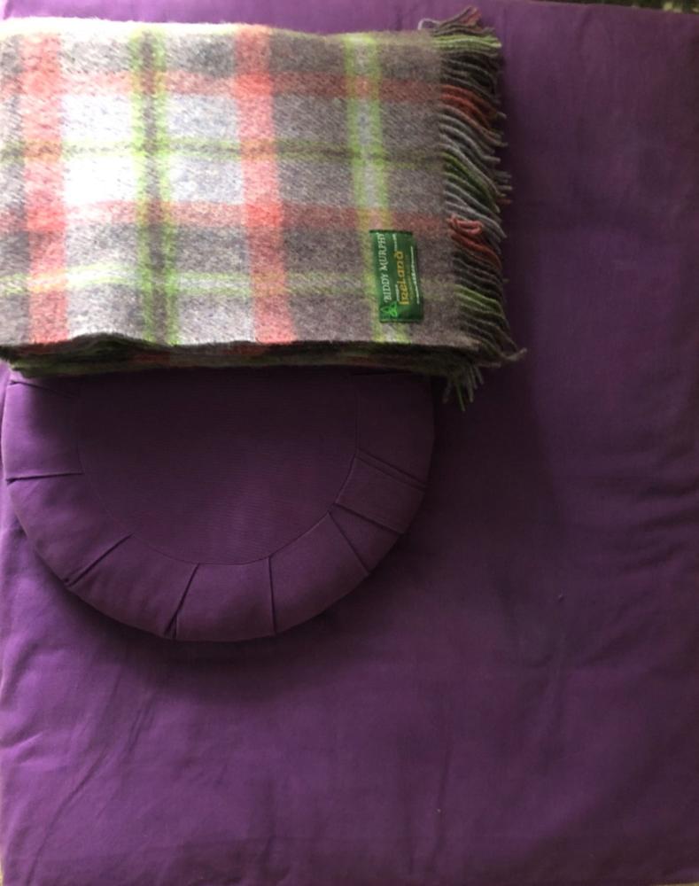 75" x 54" 100% Lambswool Throw Soft Woven by John Hanly & Company in Co. Tipperary, Ireland - Customer Photo From Don Tuskey