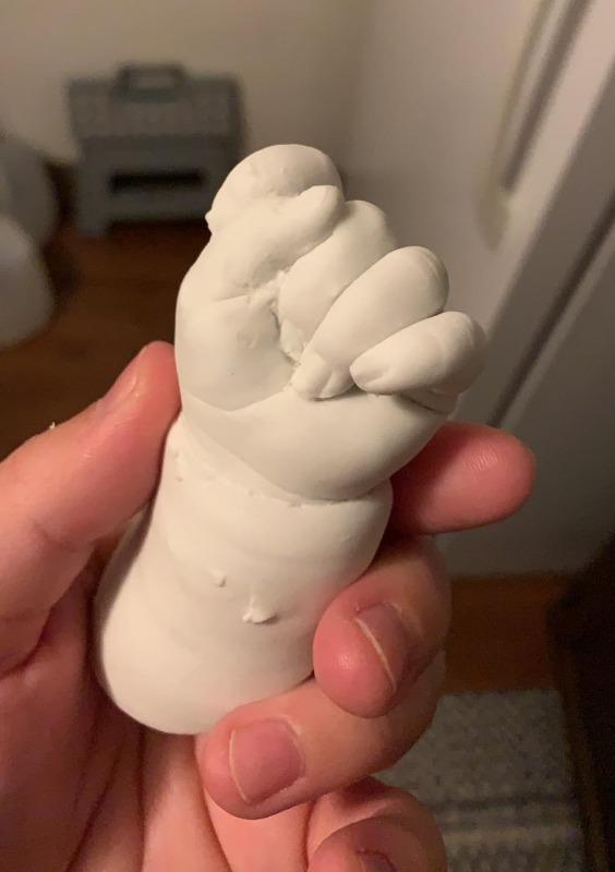 Fridja Baby Casting Kit Plaster Hand Mold Casting Kit Keepsake Hands Casting Kit DIY Hand and Footprint Baby Hand Casting Kit and Foot Casting Kit for