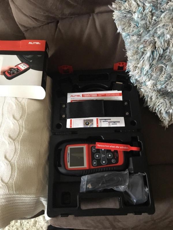 Autel MaxiTPMS TS508 WF Kit UK/EU | Upgraded Version of TS508 | Program MX-Sersors | Activate/Relearn Sensor | Read/Clear TPMS DTCs - Customer Photo From Andygo
