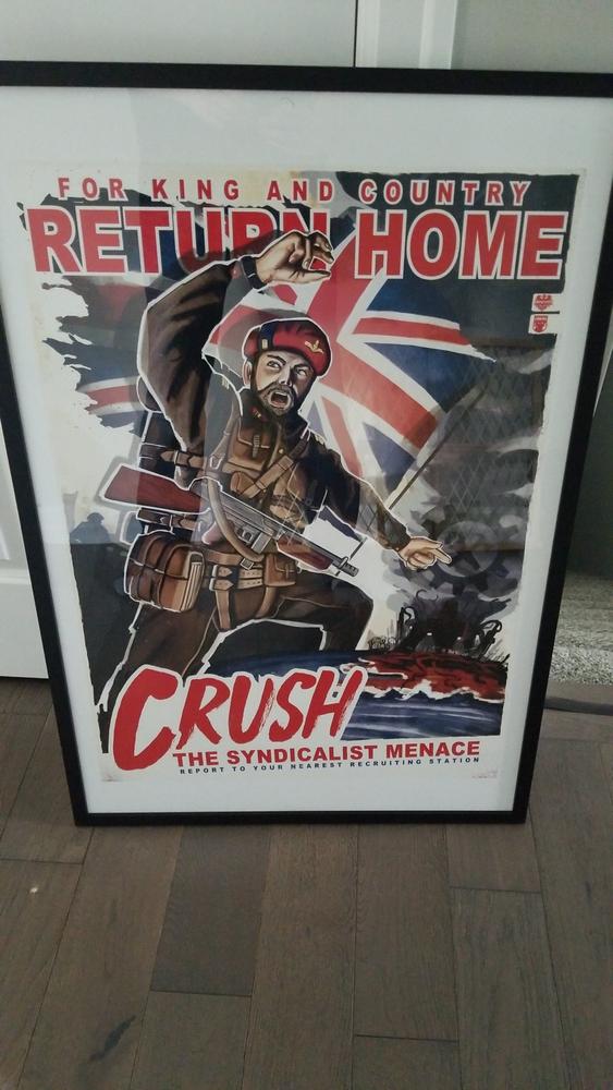Kaiserreich - Dominion Of Canada Propaganda Poster - Return Home - Customer Photo From Michael Bolonkowski