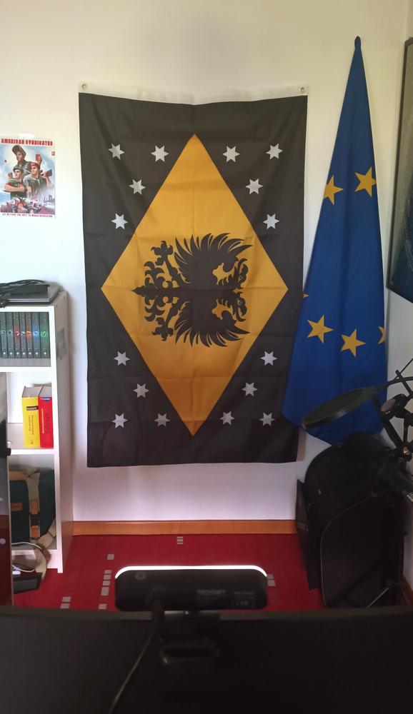 Danubian Federation Flag (Single-Sided) - Customer Photo From Florian 