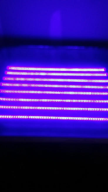 Purple (UV) 3AA LED Strip Kit