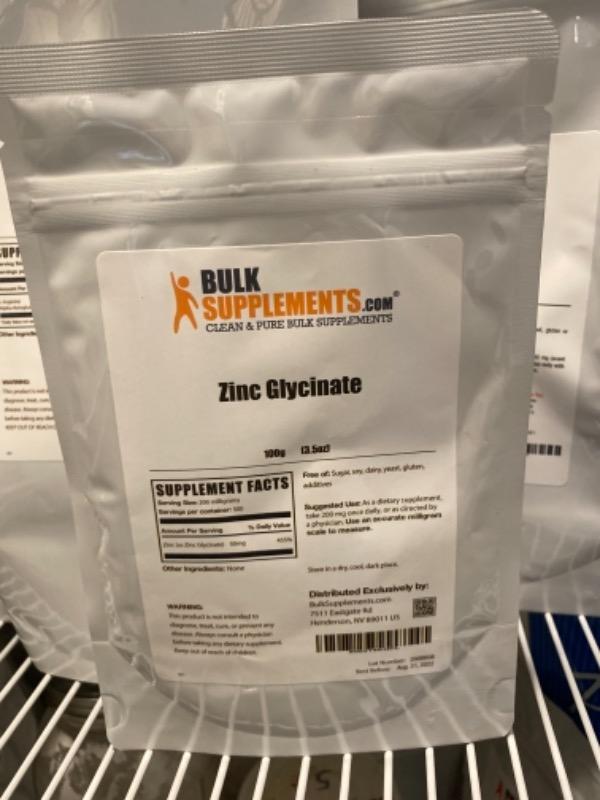 Zinc Glycinate - Customer Photo From David S.